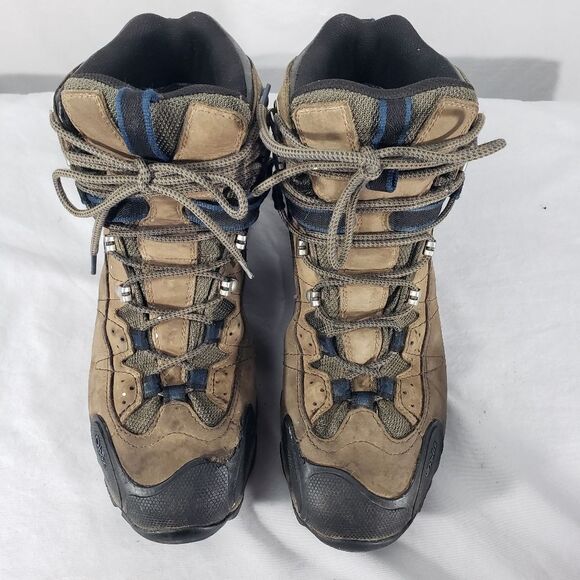 Oboz Boots Mens 10.5 Brown Wind River II B Dry B Fit Hiking Trail Trek Hunting main image 6